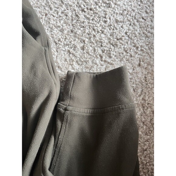 Lululemon Stretch High Rise Jogger Pant Olive Green Size 4 EUC Athleisure Lounge - Picture 4 of 9